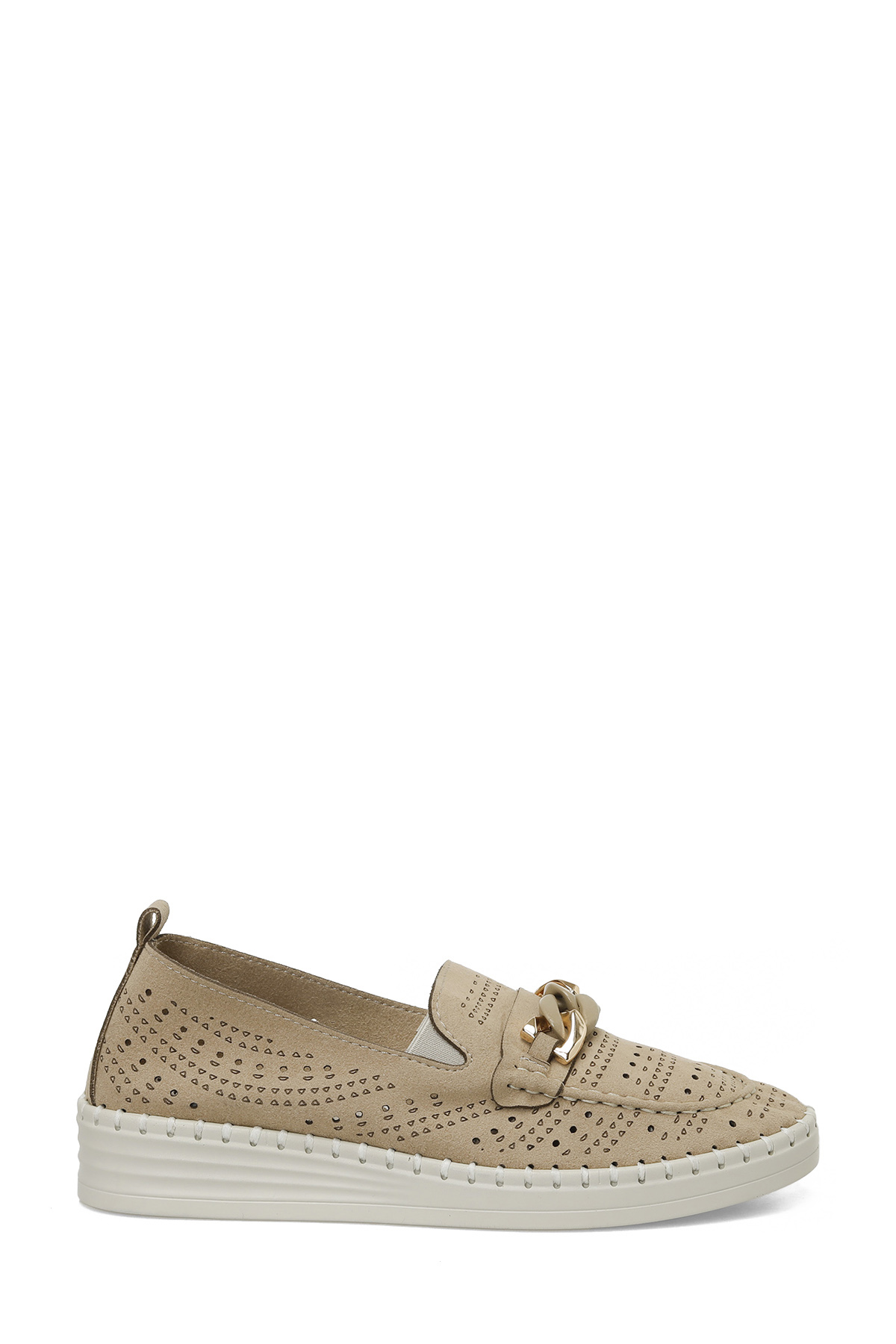 Polaris 166781.Z5FX Bej Kadın Loafer