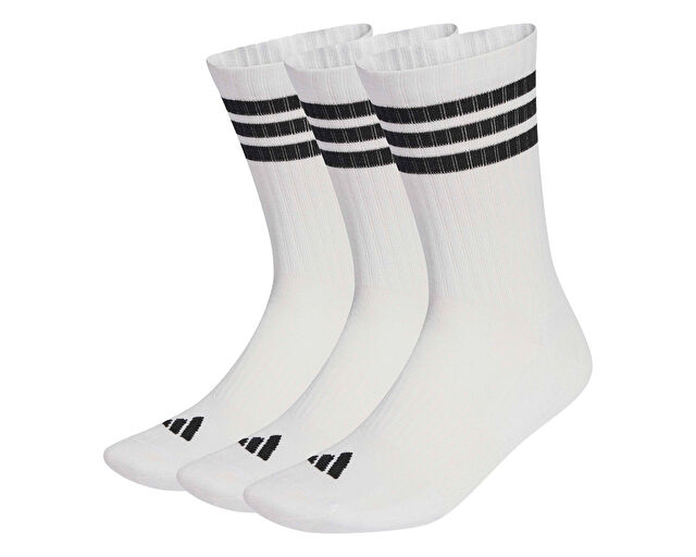 Adidas 3S Ess C Crw 3P Çorap (3 Çift) JZ0532 Beyaz