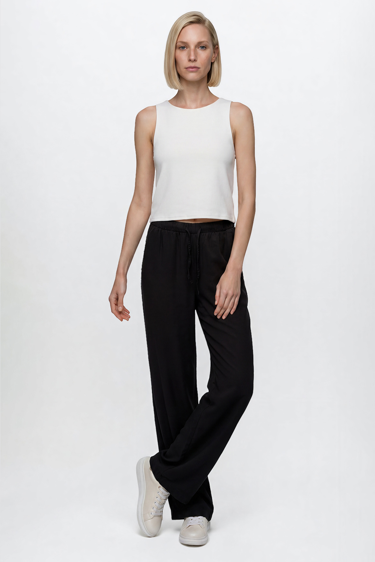 Wrangler Yumuşak Dokulu Wide Leg Cepli Esnek Pantolon