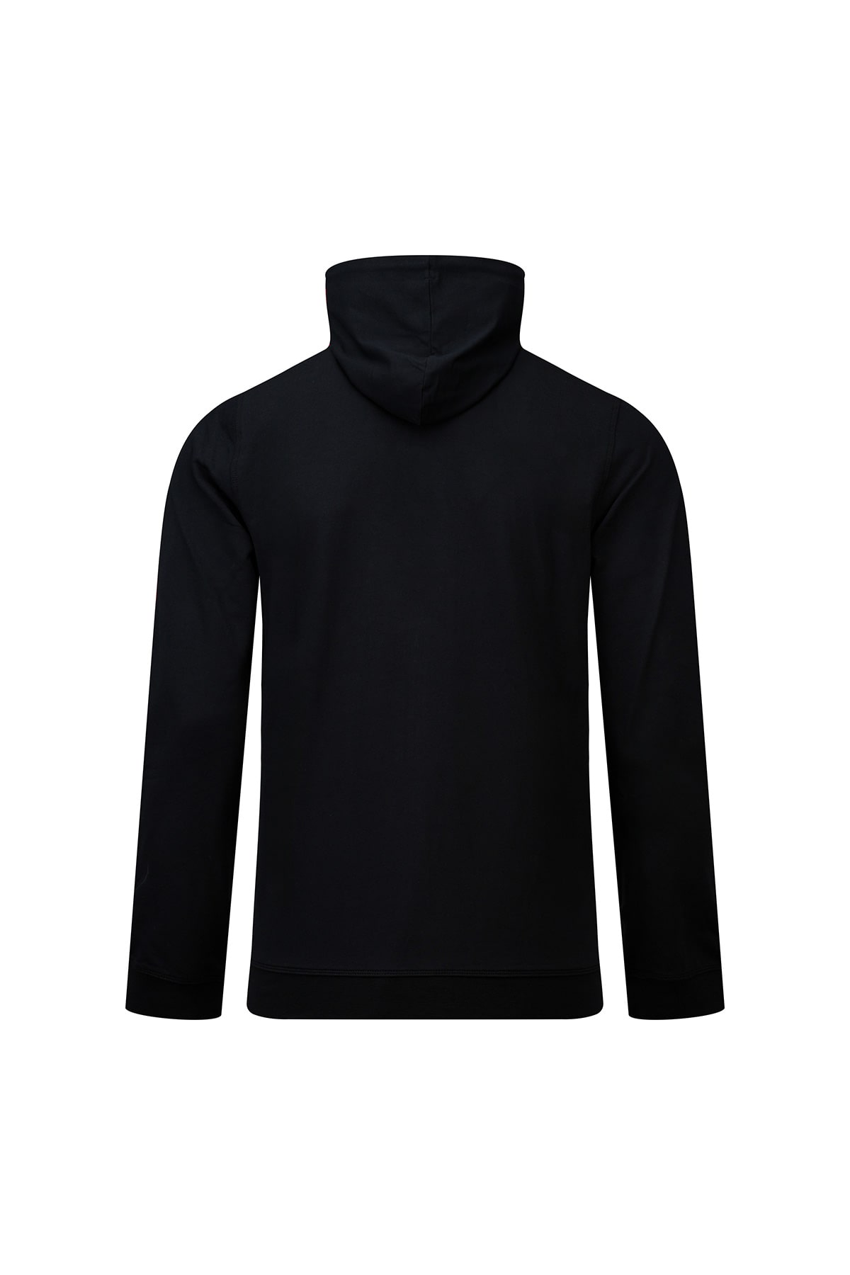 Hatemoğlu Siyah Regular Fit Pamuklu Kapüşonlu Sweatshirt görsel 3