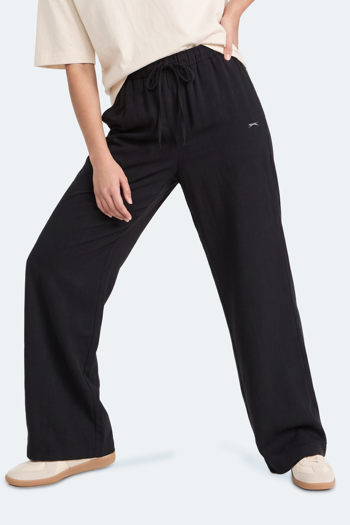 SLAZENGER SUNFLOWER Kadın Siyah Eşofman Altı görsel 3
