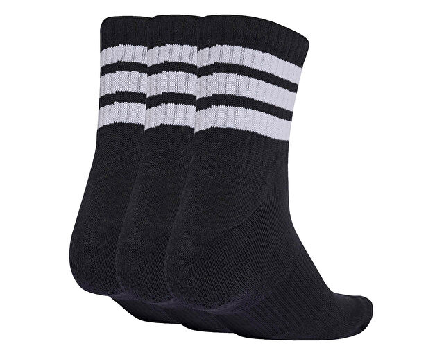 Adidas 3S Ess C Mid 3P Çorap (3 Çift) KC9617 Siyah görsel 2