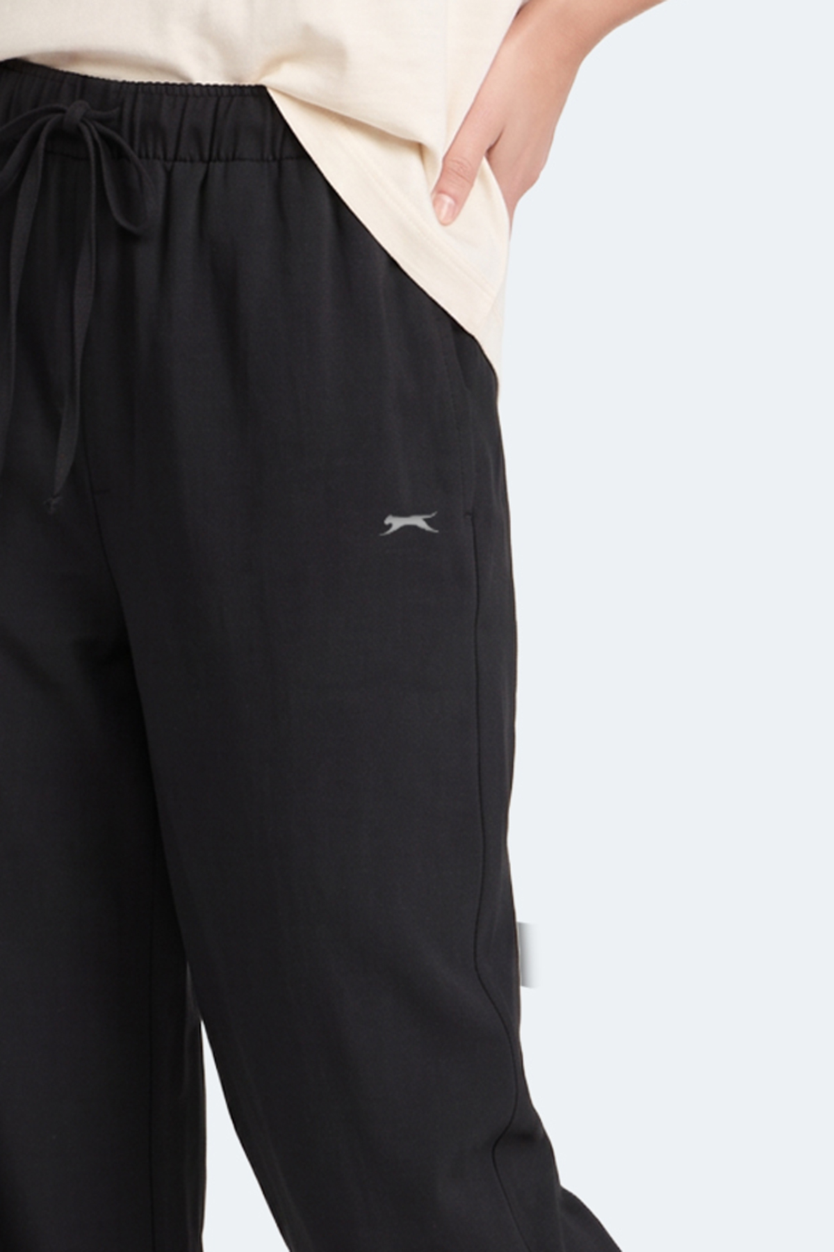 SLAZENGER SUNFLOWER Kadın Siyah Eşofman Altı görsel 7