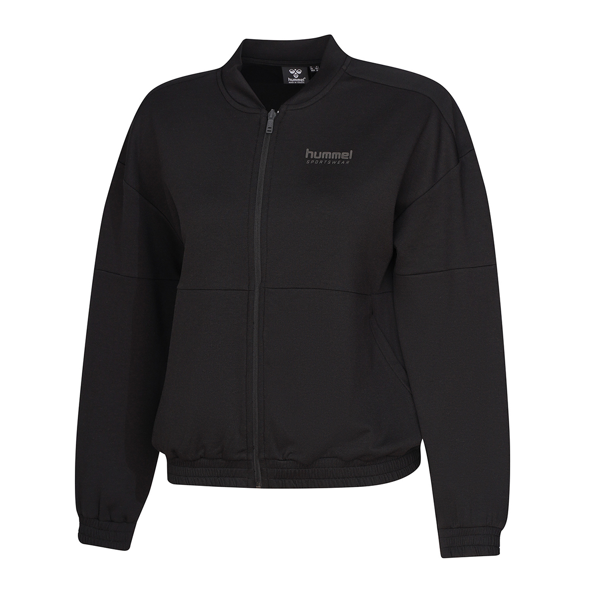 Hummel Sargento Kadın Siyah Dik Yaka Ceket