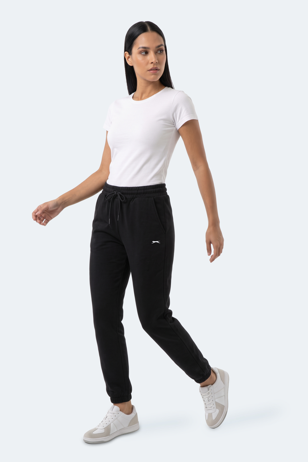 SLAZENGER MERYA I Kadın Siyah Eşofman Altı görsel 2