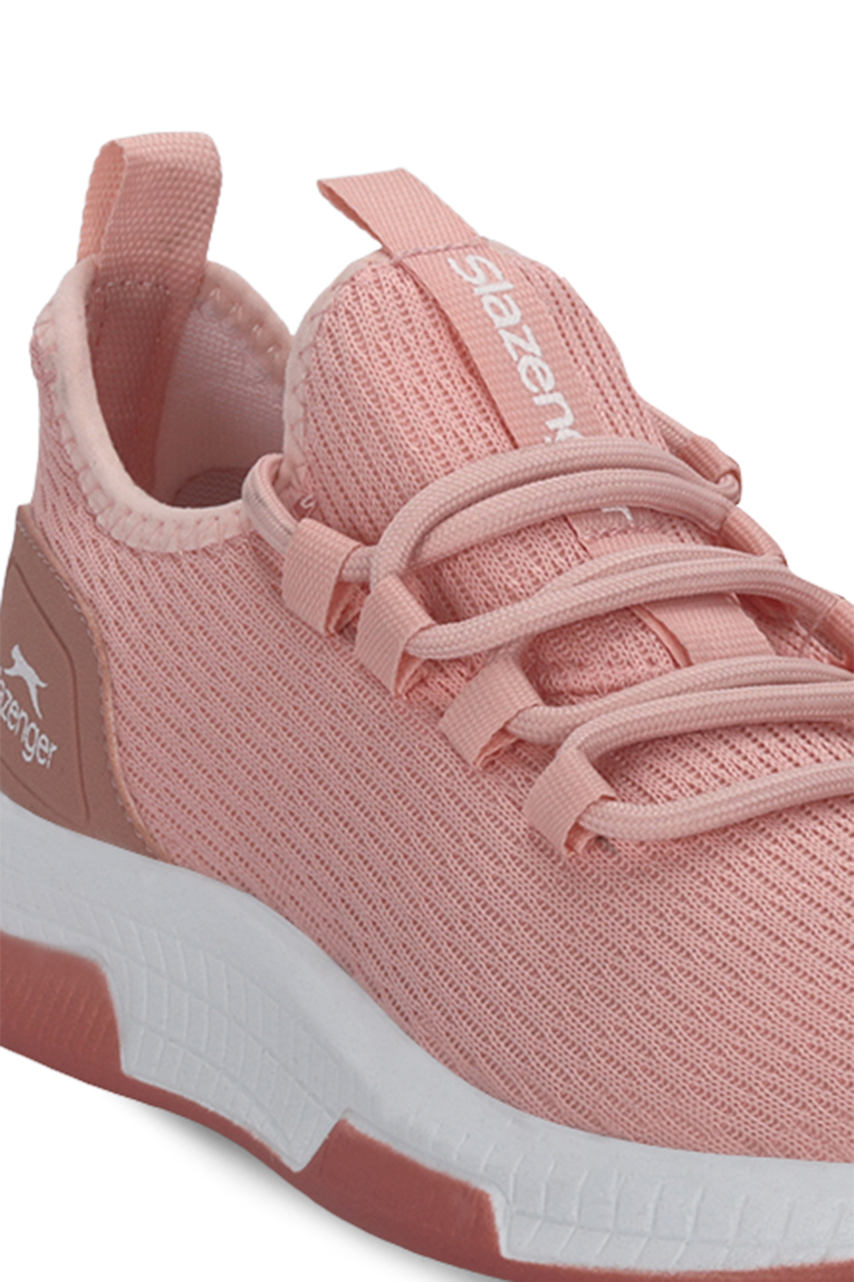 SLAZENGER ABENA I Kadın Somon Sneaker görsel 4