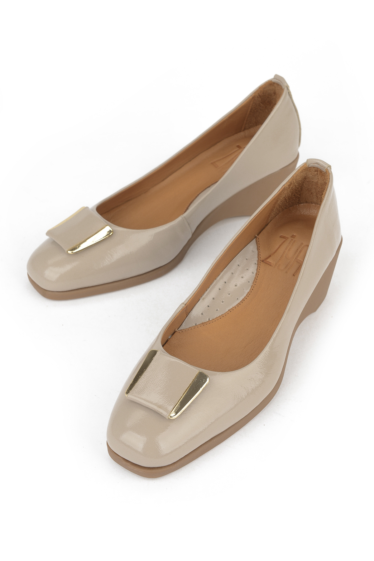 Ziya Ayakkabı Kadın Hakiki Deri Ayakkabı 1531050Z25140128Y Vizon görsel 6