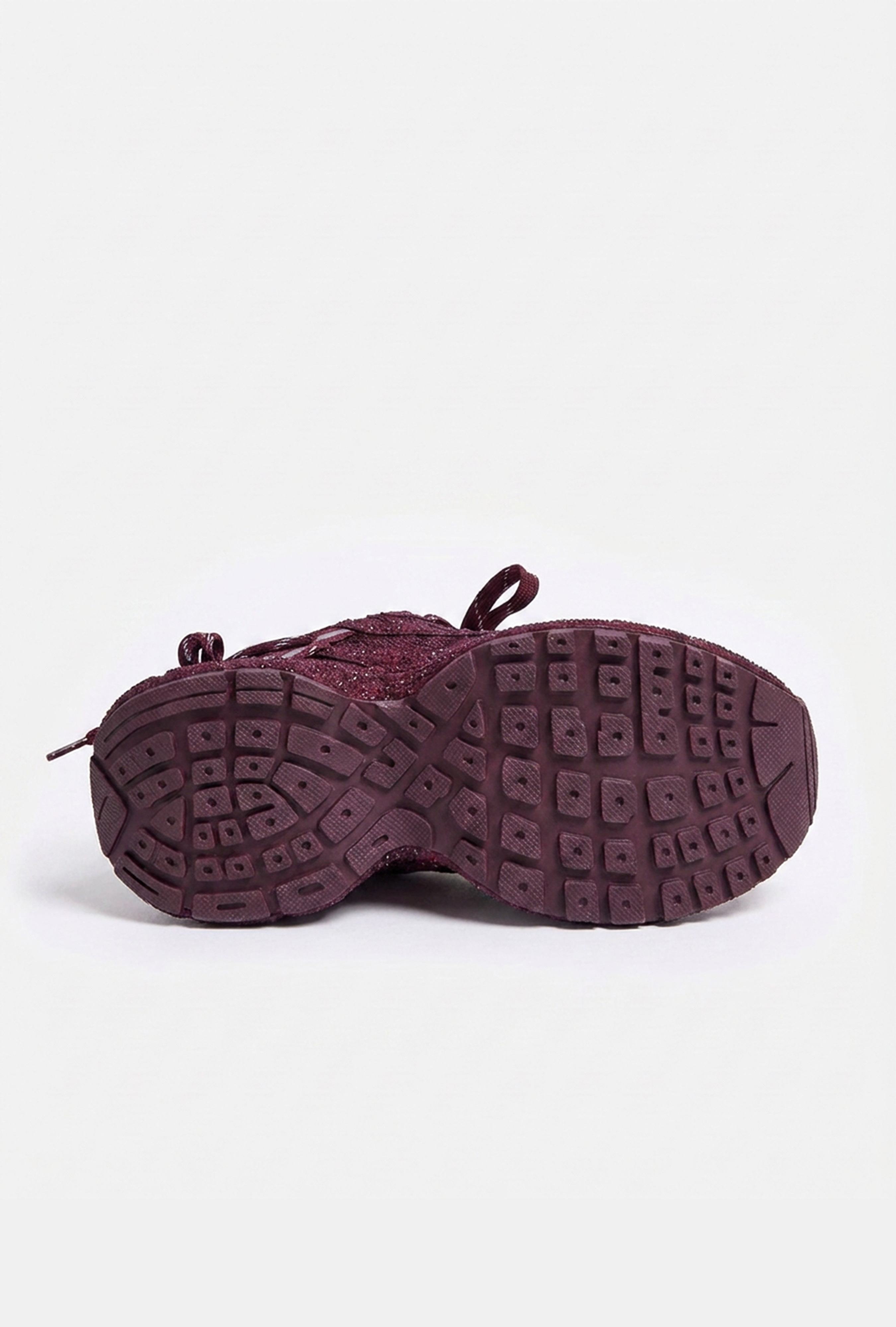It's Basic Kadın Bordo T11 İthal Işıltılı Taş Kaplama Özel Tasarım Sneaker Ayakkabı görsel 6