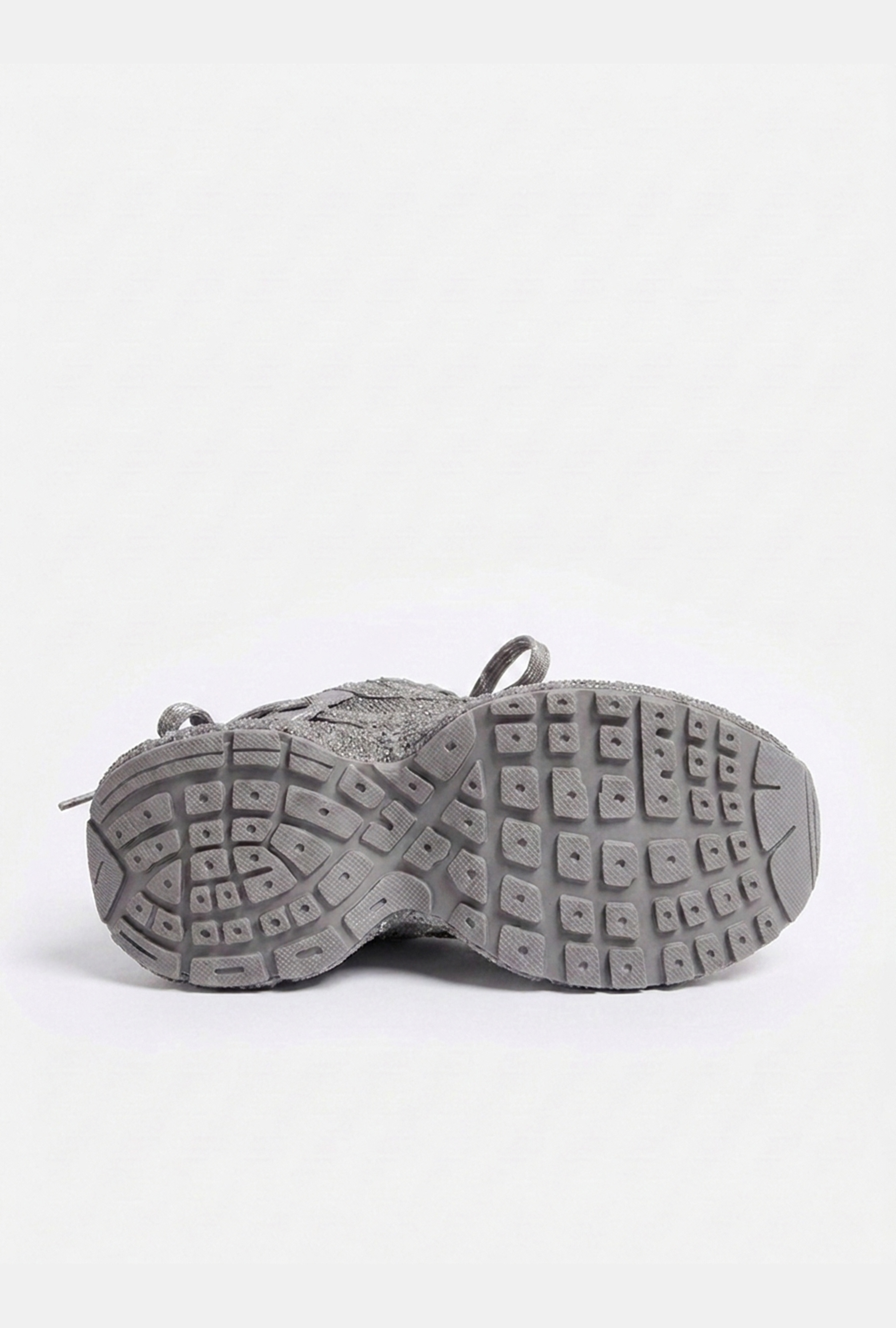It's Basic Kadın Silver T11 İthal Işıltılı Taş Kaplama Özel Tasarım Sneaker Ayakkabı görsel 5
