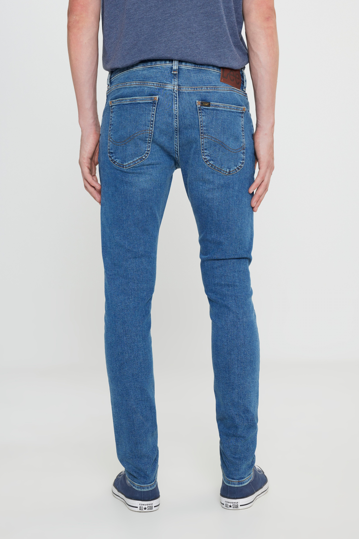 Lee Malone Skinny Fit Normal Bel Açık Mavi Esnek Jean Pantolon görsel 4