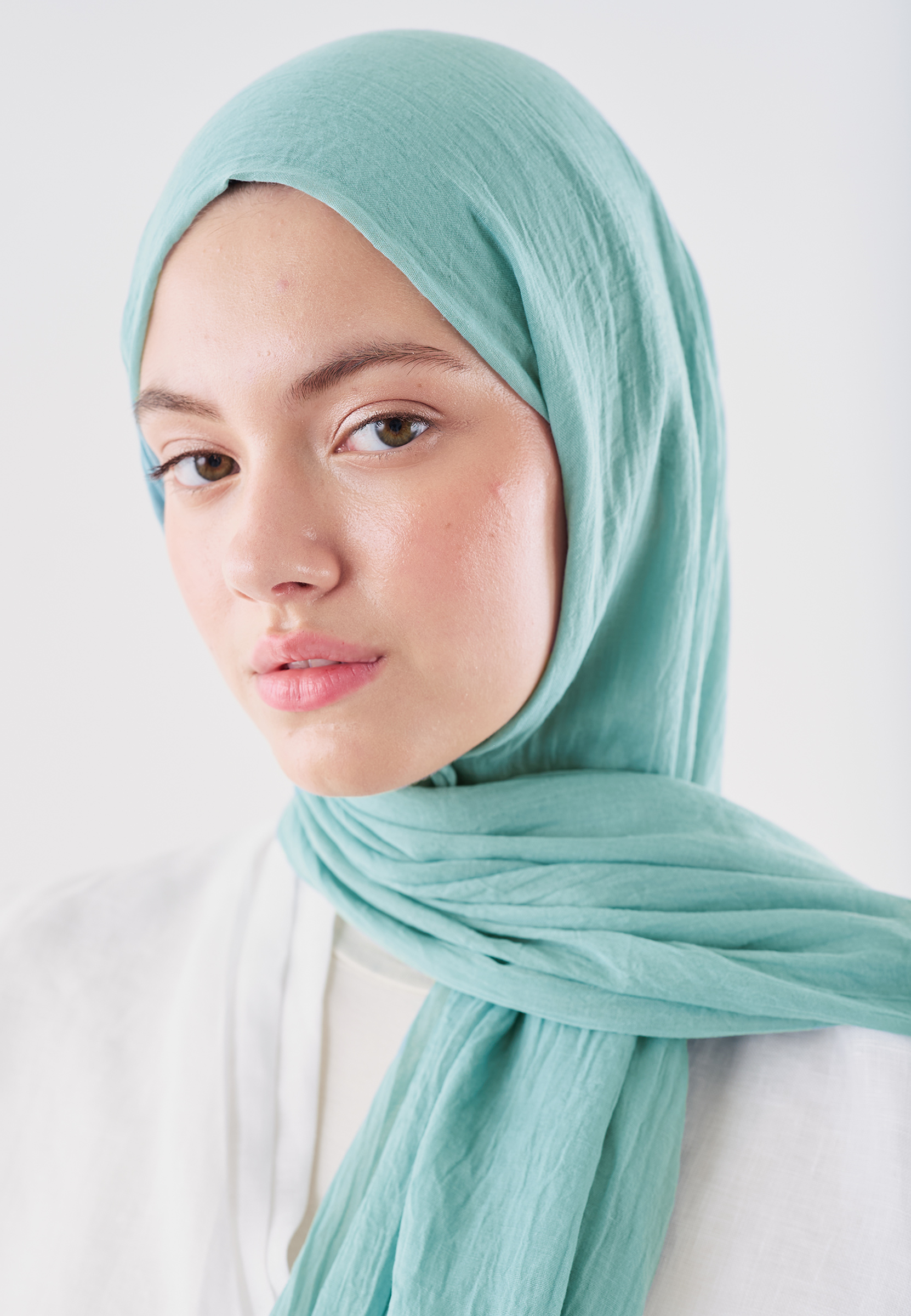 Fresh Scarfs Dubai Premium Şal Deniz Köpüğü görsel 4