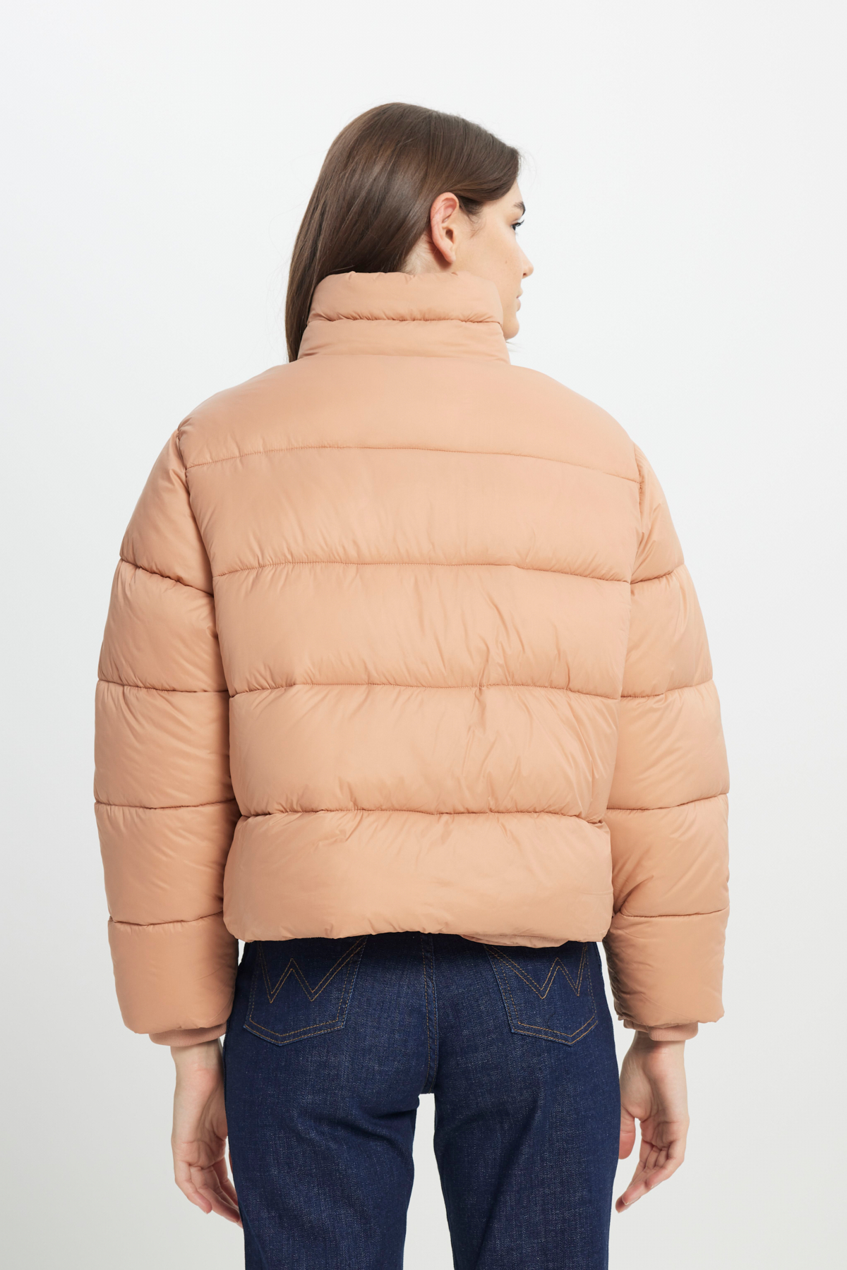 Wrangler Loose Fit Rahat Kesim Pembe Şişme Mont görsel 6