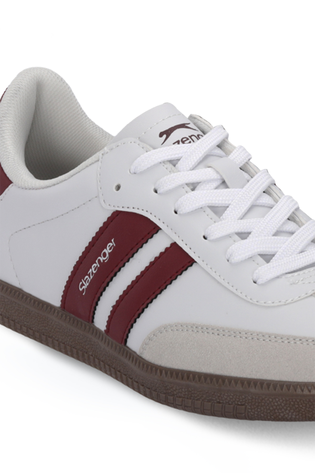 SLAZENGER INDIA Kadın Beyaz / Bordo Günlük Spor Ayakkabısı görsel 4