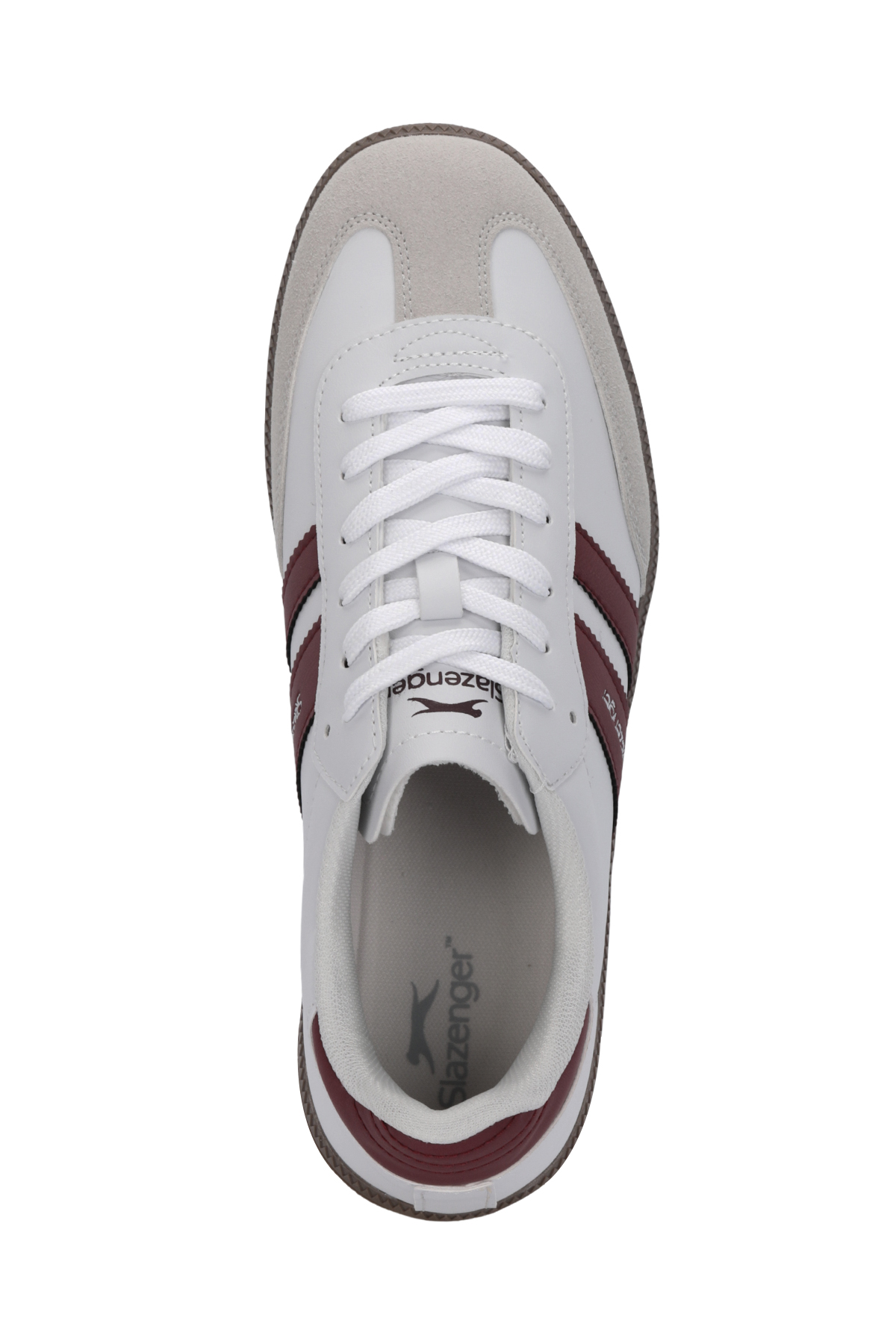 SLAZENGER INDIA Kadın Beyaz / Bordo Günlük Spor Ayakkabısı görsel 5