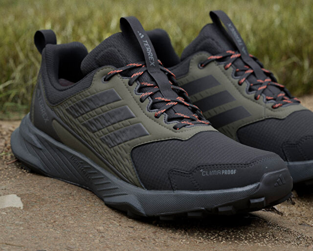 Adidas Terrex Tracefinder Erkek Outdoor Ayakkabısı JR7768 Haki görsel 2