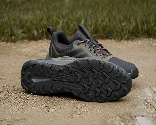 Adidas Terrex Tracefinder Erkek Outdoor Ayakkabısı JR7768 Haki görsel 4