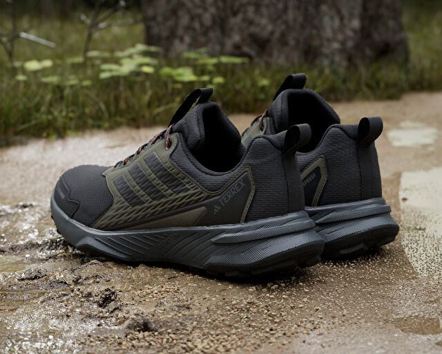 Adidas Terrex Tracefinder Erkek Outdoor Ayakkabısı JR7768 Haki görsel 5