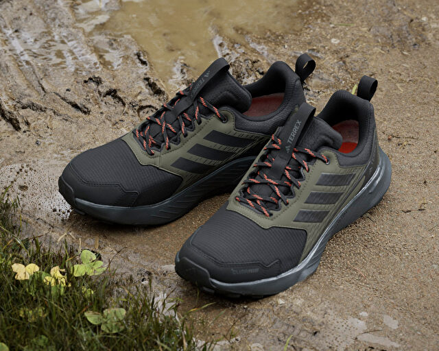 Adidas Terrex Tracefinder Erkek Outdoor Ayakkabısı JR7768 Haki görsel 6
