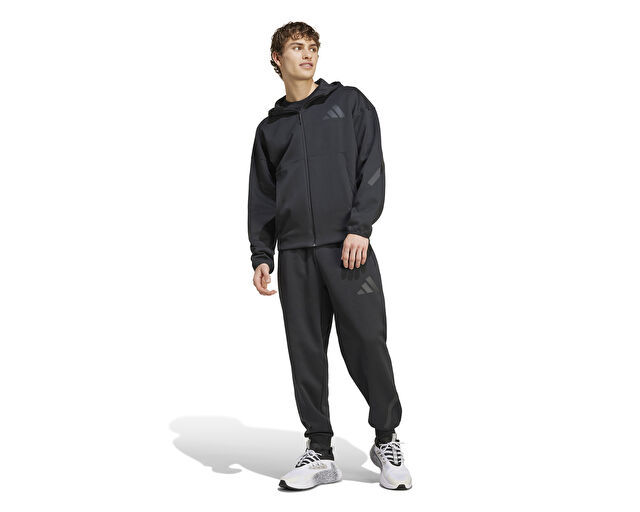 Adidas M Z.N.E. Fz Erkek Günlük Ceket JE7538 Siyah görsel 4