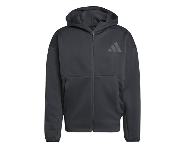 Adidas M Z.N.E. Fz Erkek Günlük Ceket JE7538 Siyah görsel 7