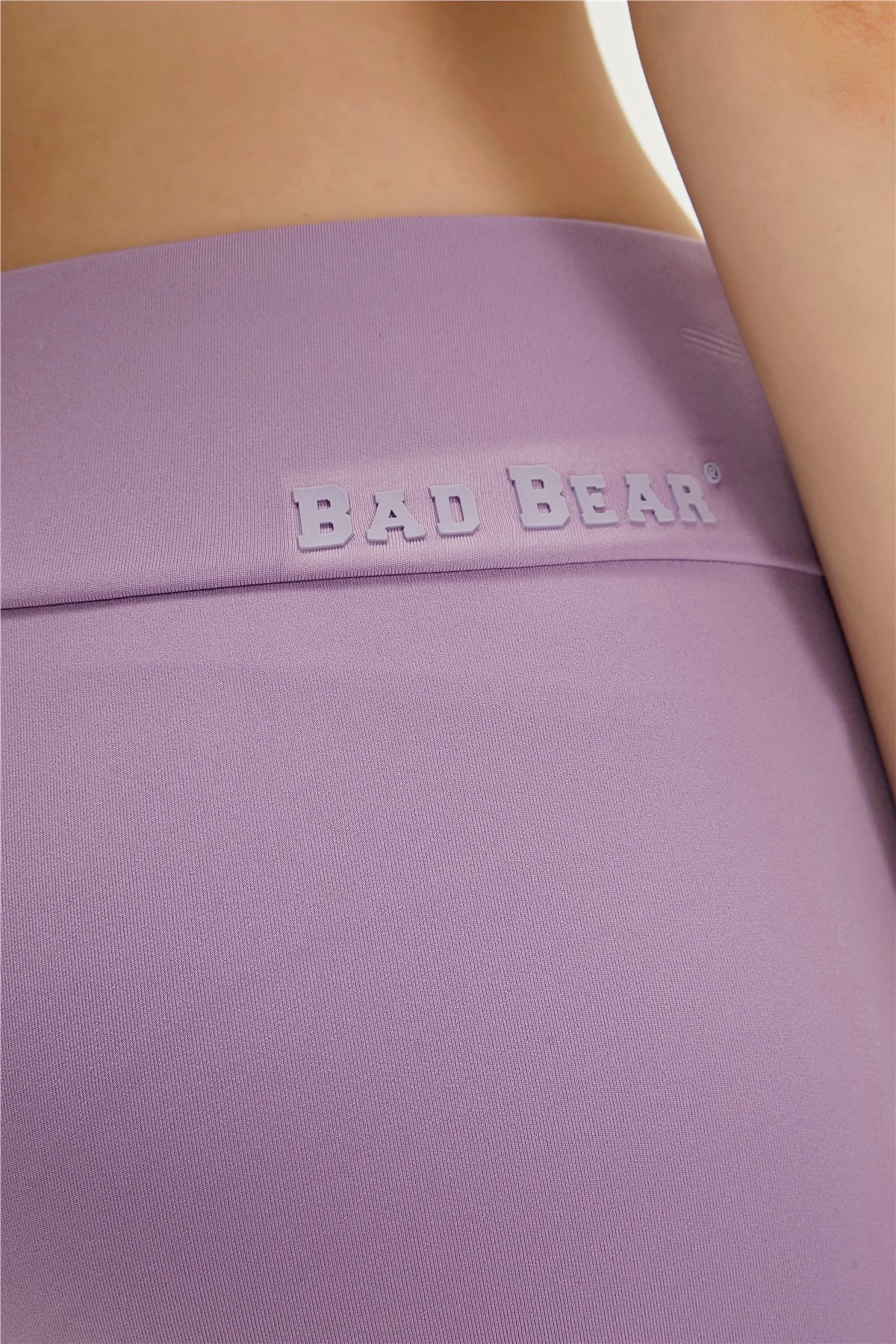 Bad Bear Cut Out Lavanta Mor Uzun Kadın Tayt görsel 5