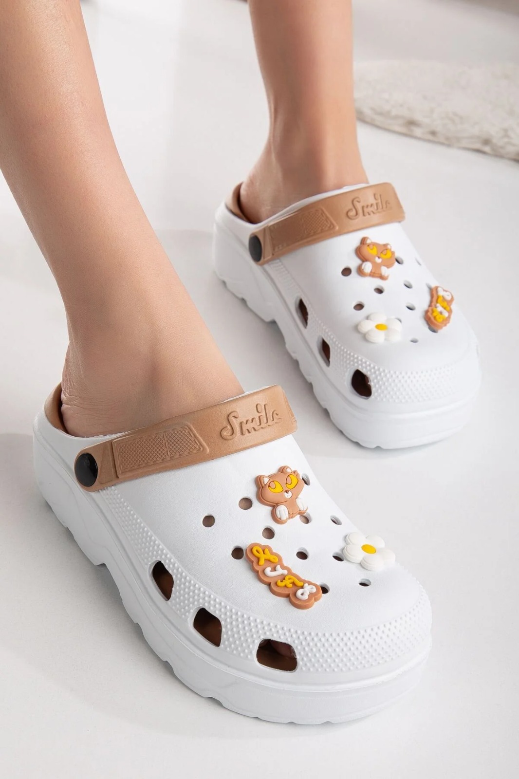 Slipcat Unisex Deniz Sabo Doktor Hemşire Hastane Confort Sandalet