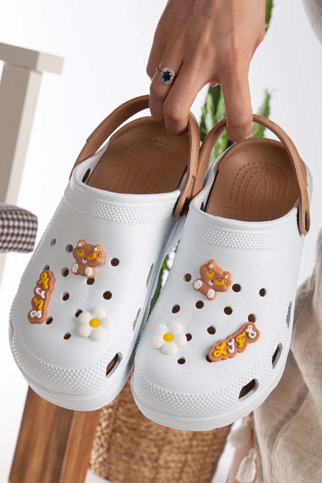 Slipcat Unisex Deniz Sabo Doktor Hemşire Hastane Confort Sandalet görsel 2
