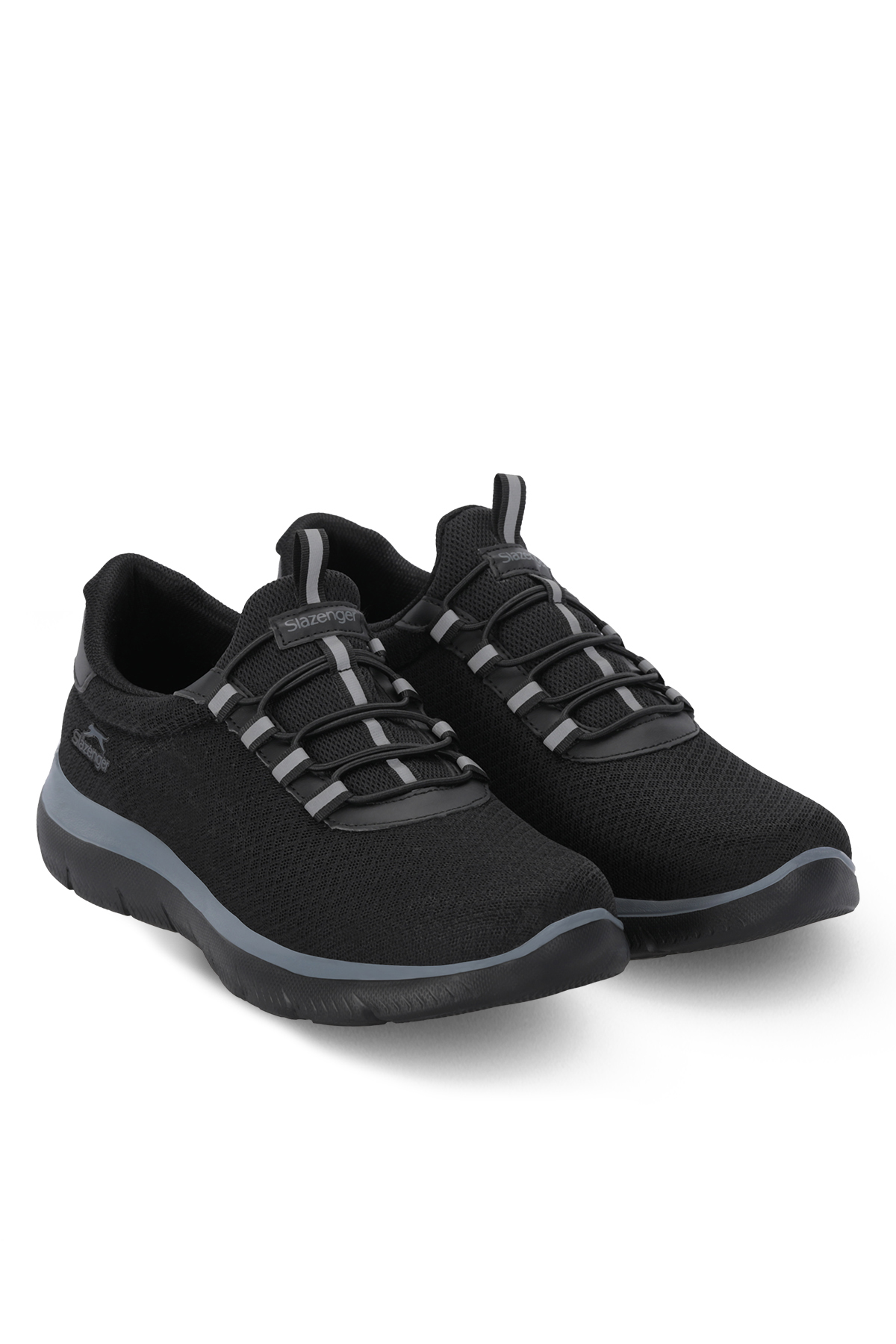 SLAZENGER FLEX FIT I Erkek Siyah / Siyah Koşu & Yürüyüş Spor Ayakkabısı görsel 2