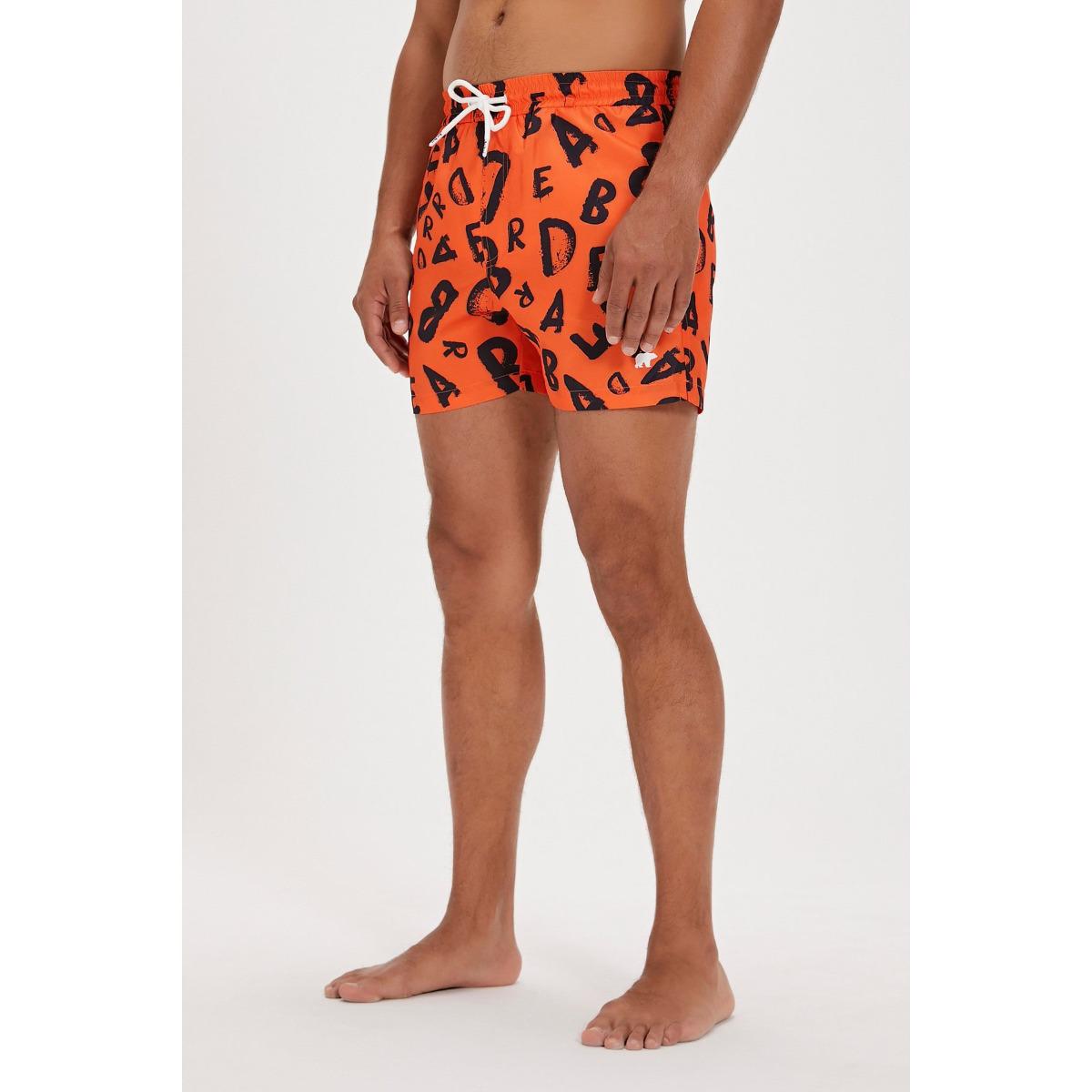 Bad Bear Bling Erkek Turuncu Mayoşort görsel 3