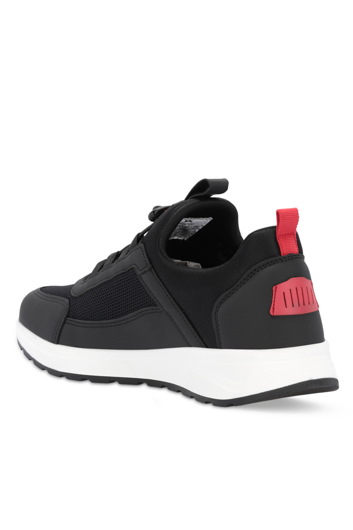 SLAZENGER TADDEO I Erkek Sneaker Ayakkabı Siyah / Kırmızı görsel 3