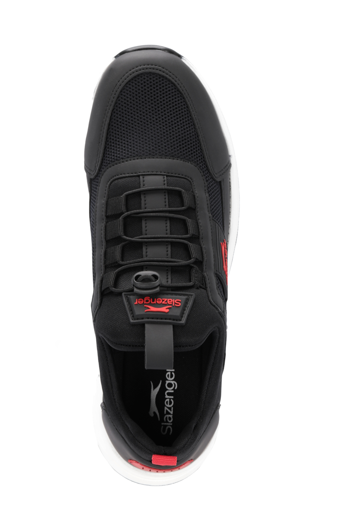 SLAZENGER TADDEO I Erkek Sneaker Ayakkabı Siyah / Kırmızı görsel 5