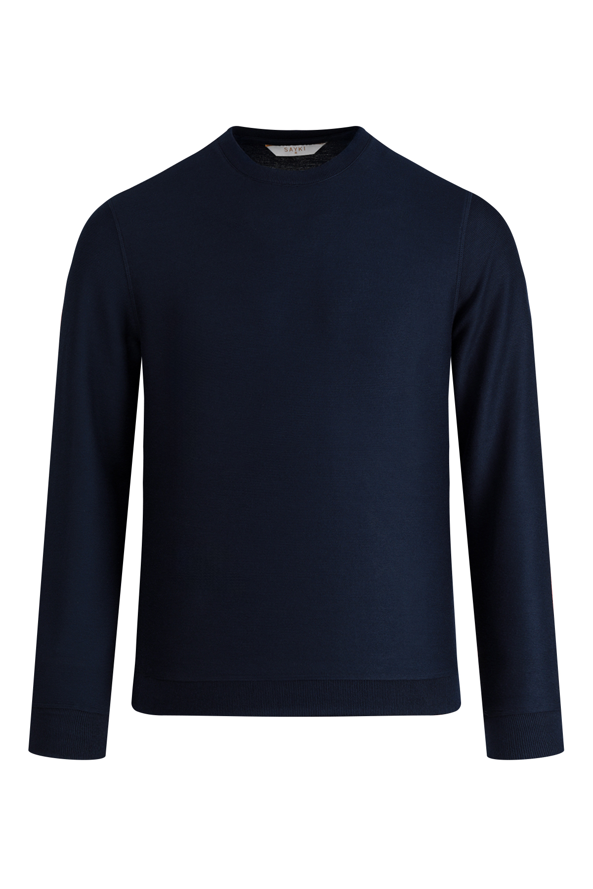 Hatemoğlu Lacivert Regular Fit Bisiklet Yaka Sweatshirt