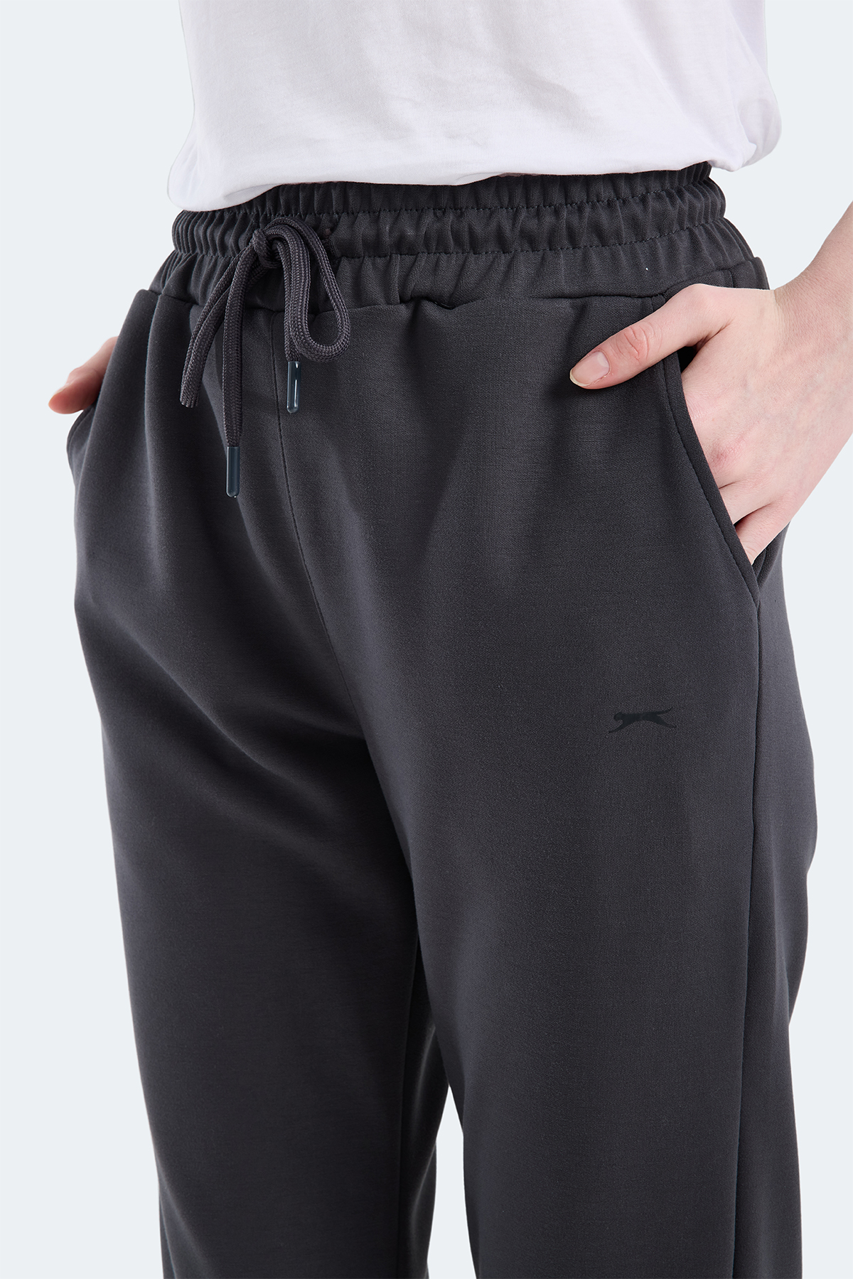 SLAZENGER KLORAS I Kadın Cepli Antrasit Eşofman Altı görsel 5
