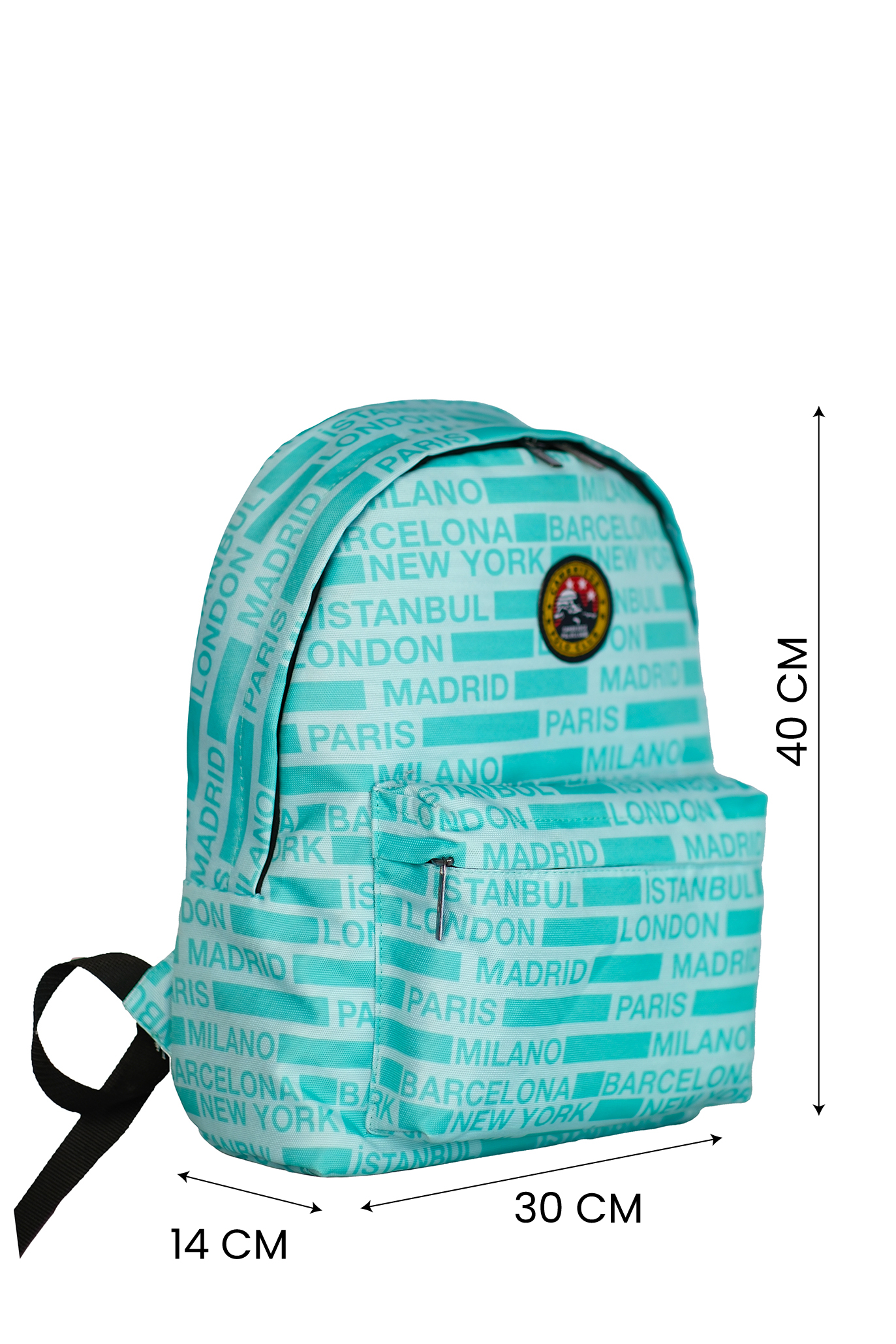 Cambridge Polo Club Cities II Ön Cepli Unisex Sırt Çantası görsel 5