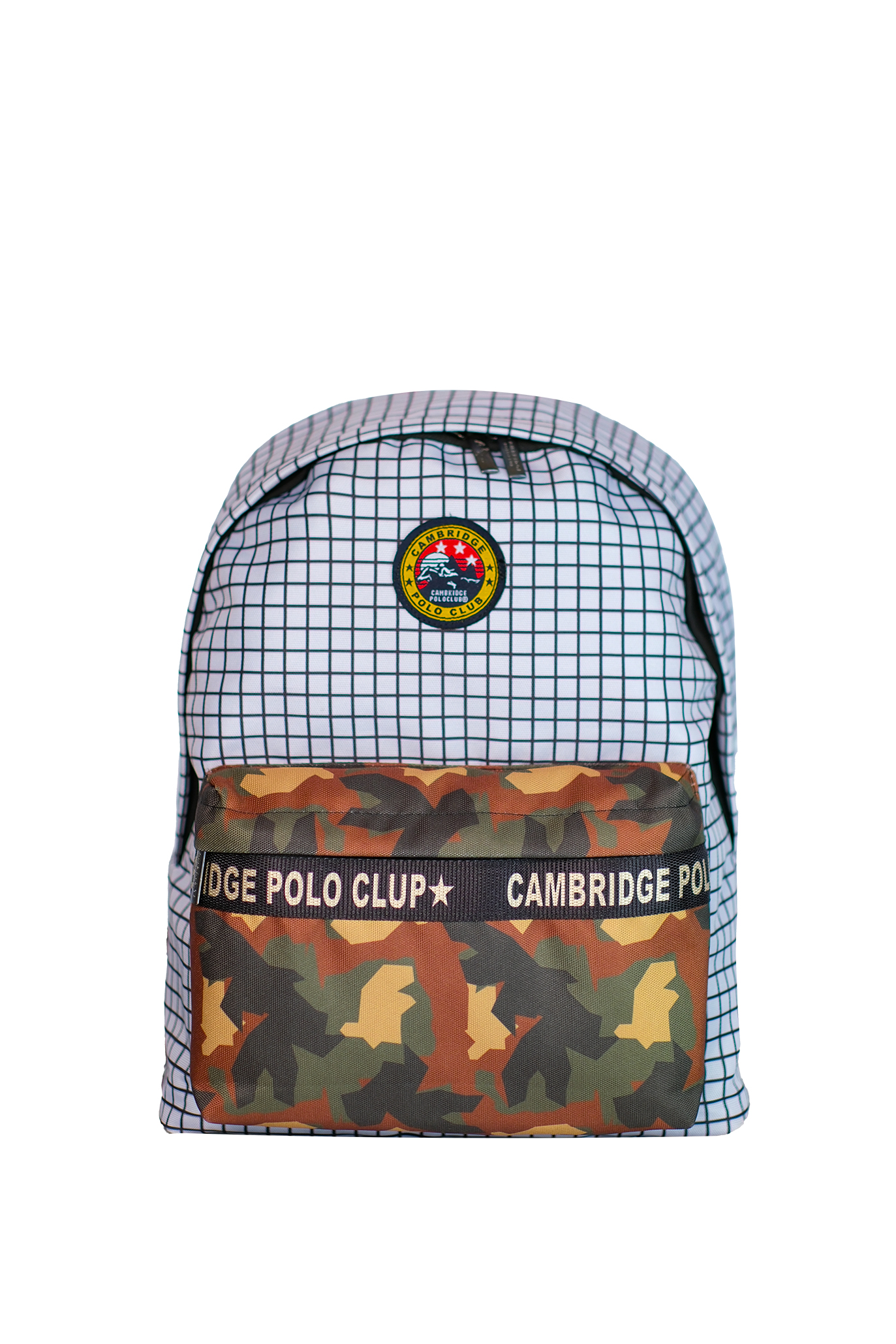 Cambridge Polo Club Kamuflaj İki Bölmelli Unisex Sırt Çantası görsel 6