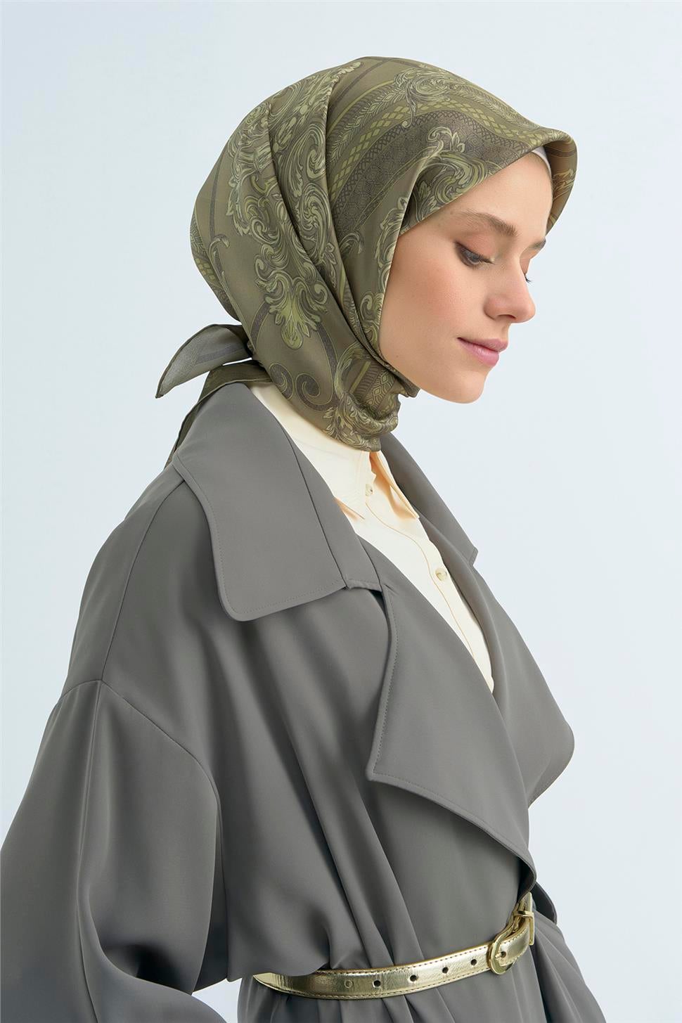 ARMİNE Saf İpek Sura Eşarp 9537D 52