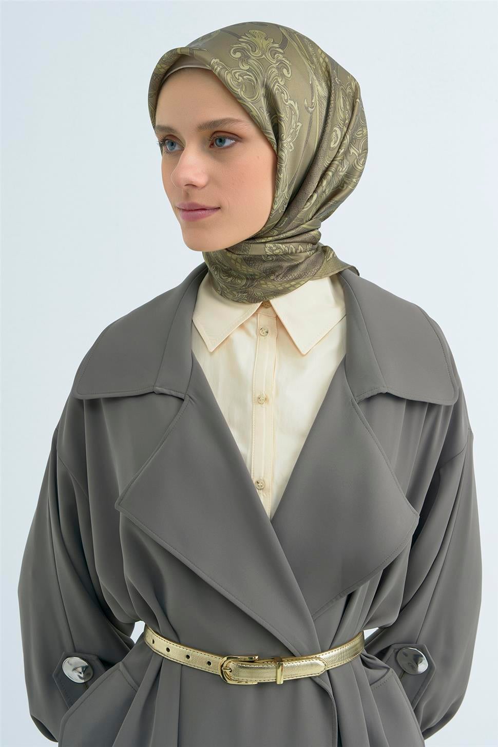 ARMİNE Saf İpek Sura Eşarp 9537D 52 görsel 2