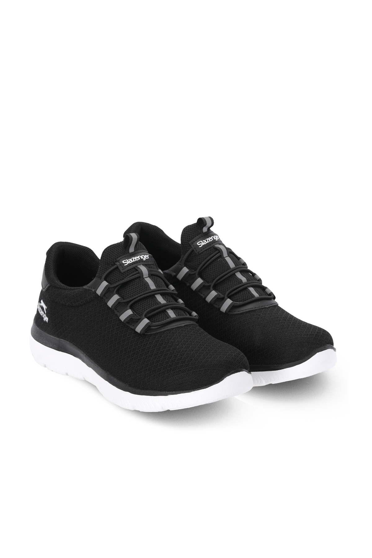SLAZENGER FLEX FIT I Kadın Siyah / Beyaz Koşu & Yürüyüş Spor Ayakkabısı görsel 2