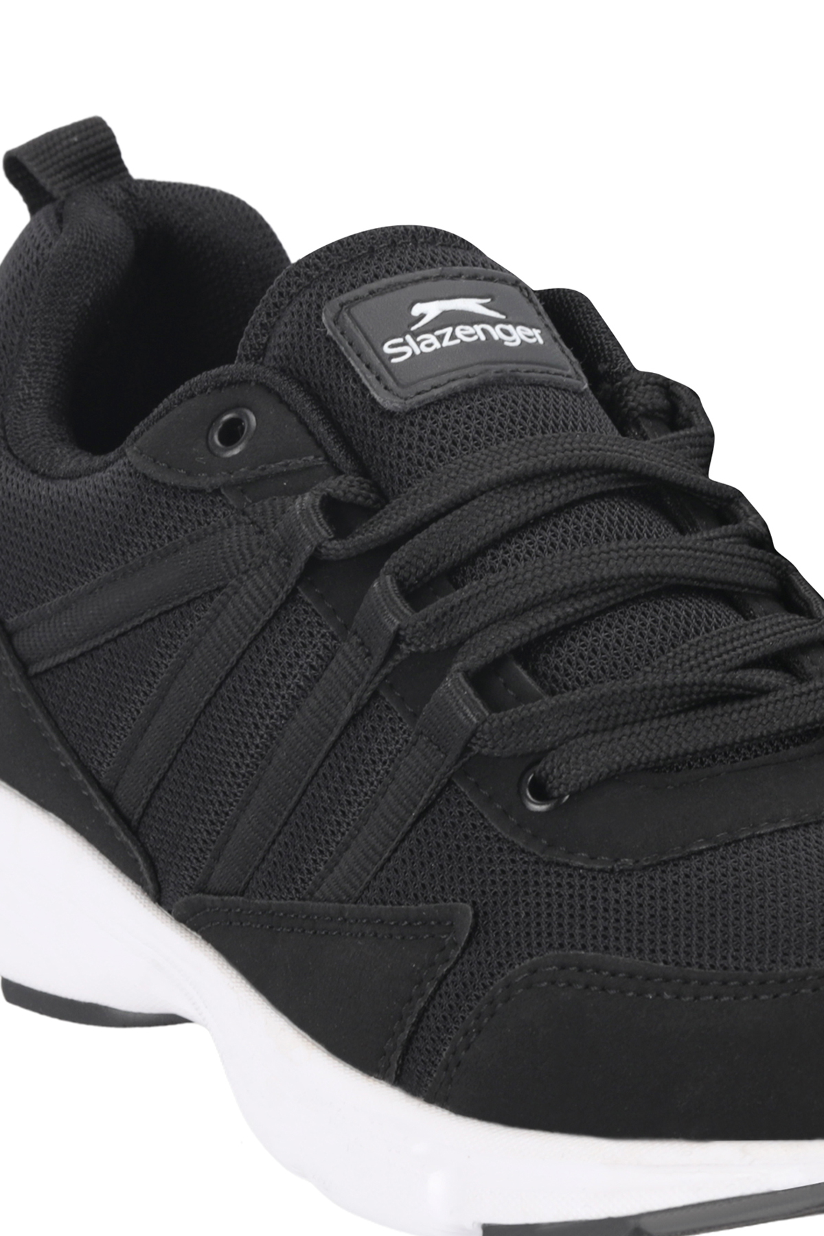 SLAZENGER POLISH I Kadın Siyah / Beyaz Koşu & Yürüyüş Spor Ayakkabısı görsel 4