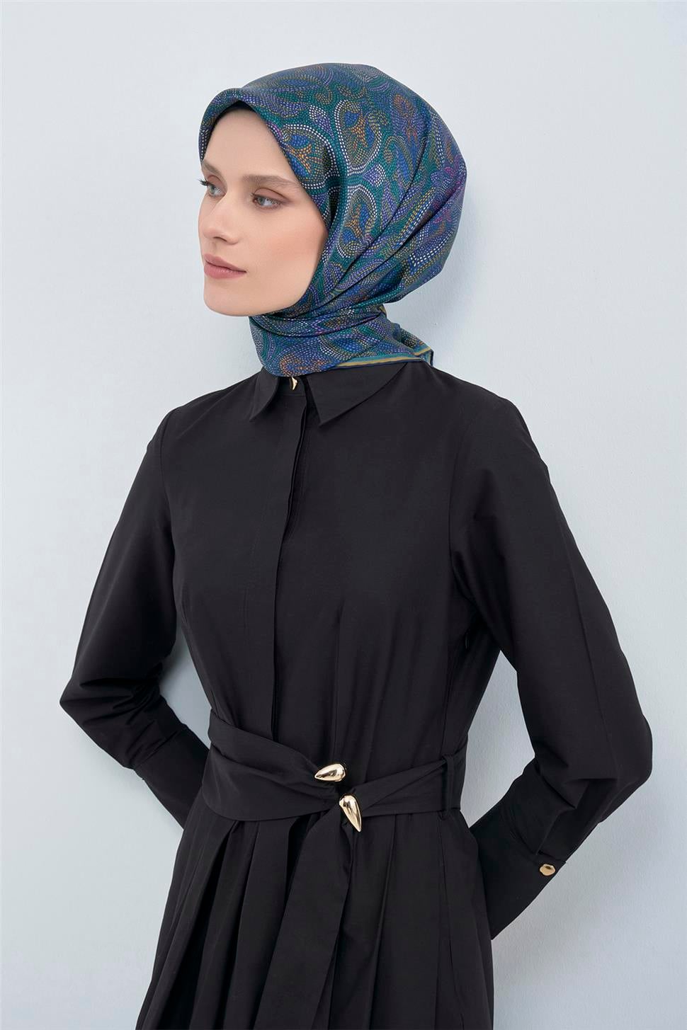 ARMİNE Saf İpek Twill Eşarp 9540D 80