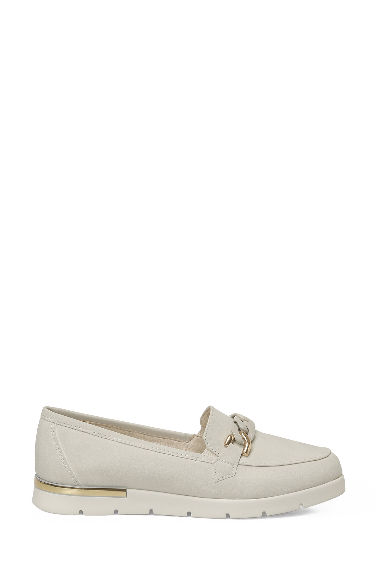 Polaris 166007.NZ6FX Bej Kadın Loafer