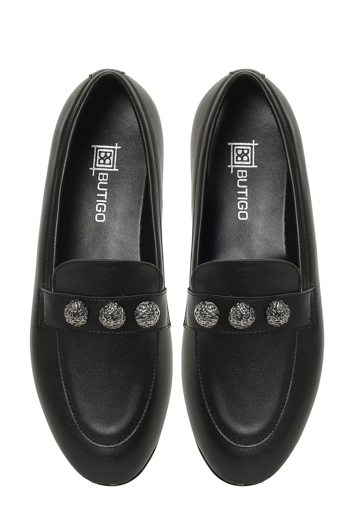 Butigo 26S-007 6FX Siyah Kadın Loafer görsel 4