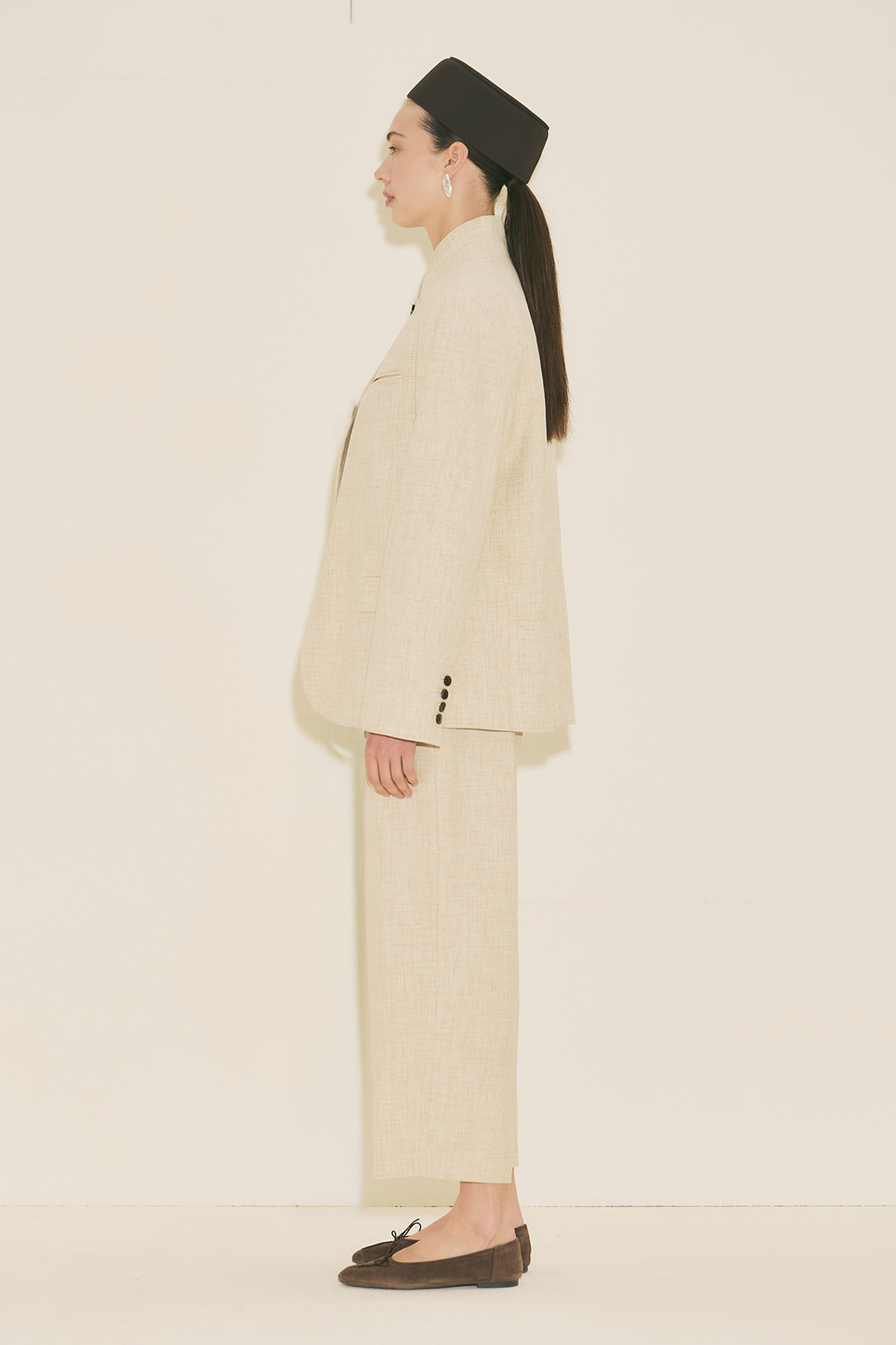 Manuka Mılanda Blazer Ceket Bej görsel 2