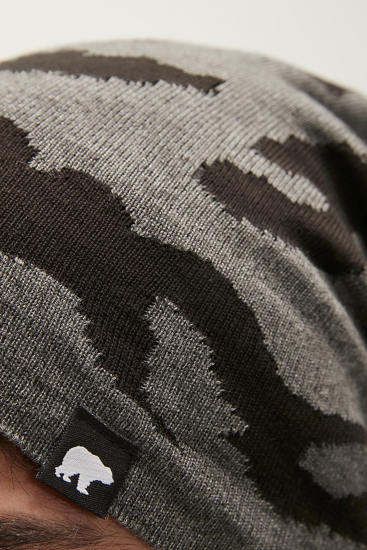 Bad Bear Camo Simple II Antrasit Kamuflaj Bere görsel 2