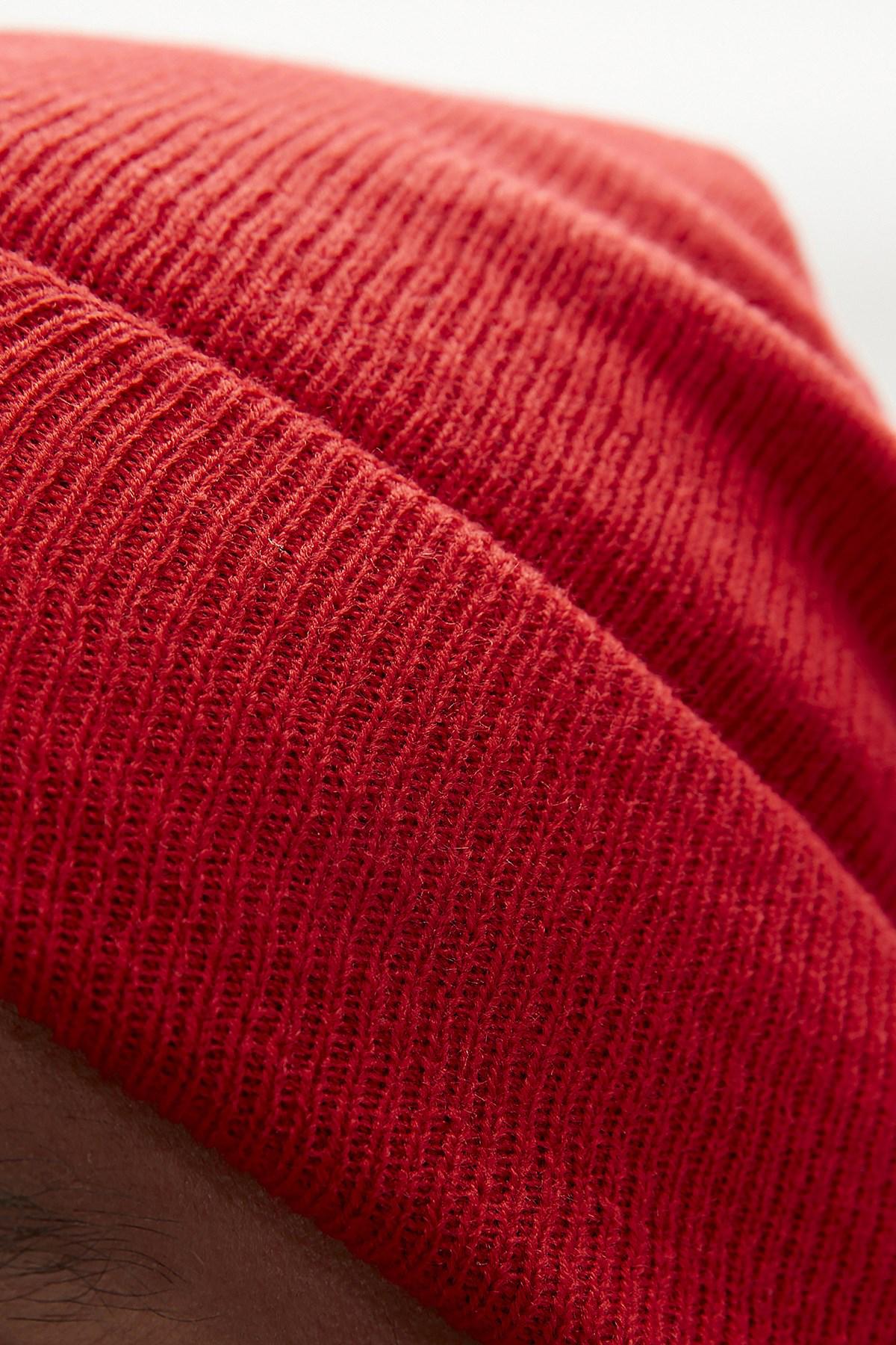Bad Bear Fragile Crimson Red Kırmızı Bere görsel 3
