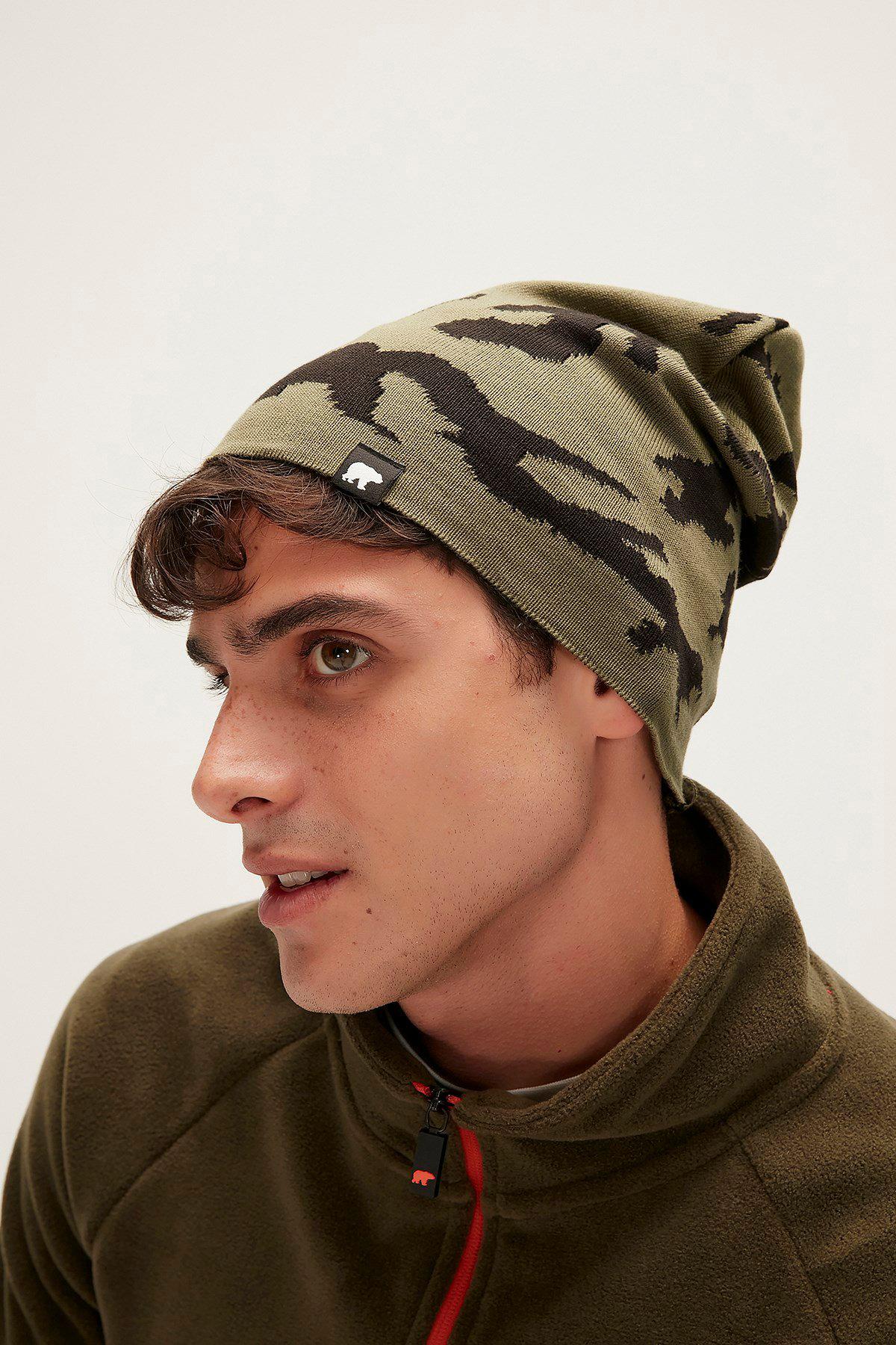 Bad Bear Camo Simple II Forest Yeşil Kamuflaj Bere