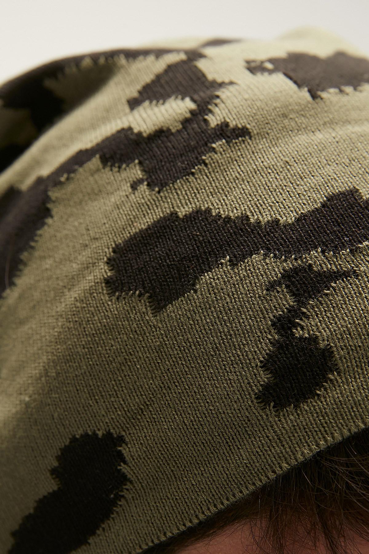 Bad Bear Camo Simple II Forest Yeşil Kamuflaj Bere görsel 2