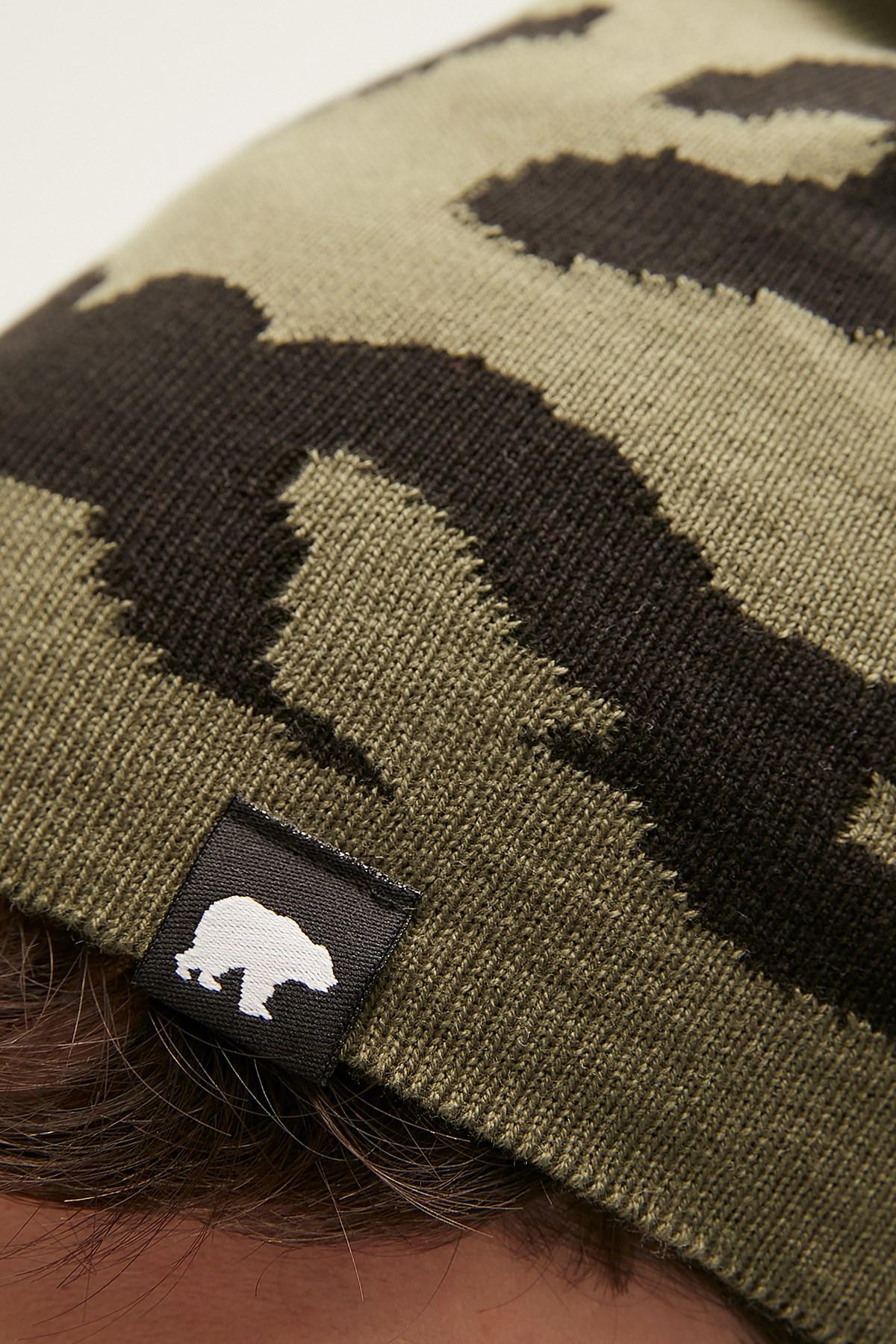 Bad Bear Camo Simple II Forest Yeşil Kamuflaj Bere görsel 3