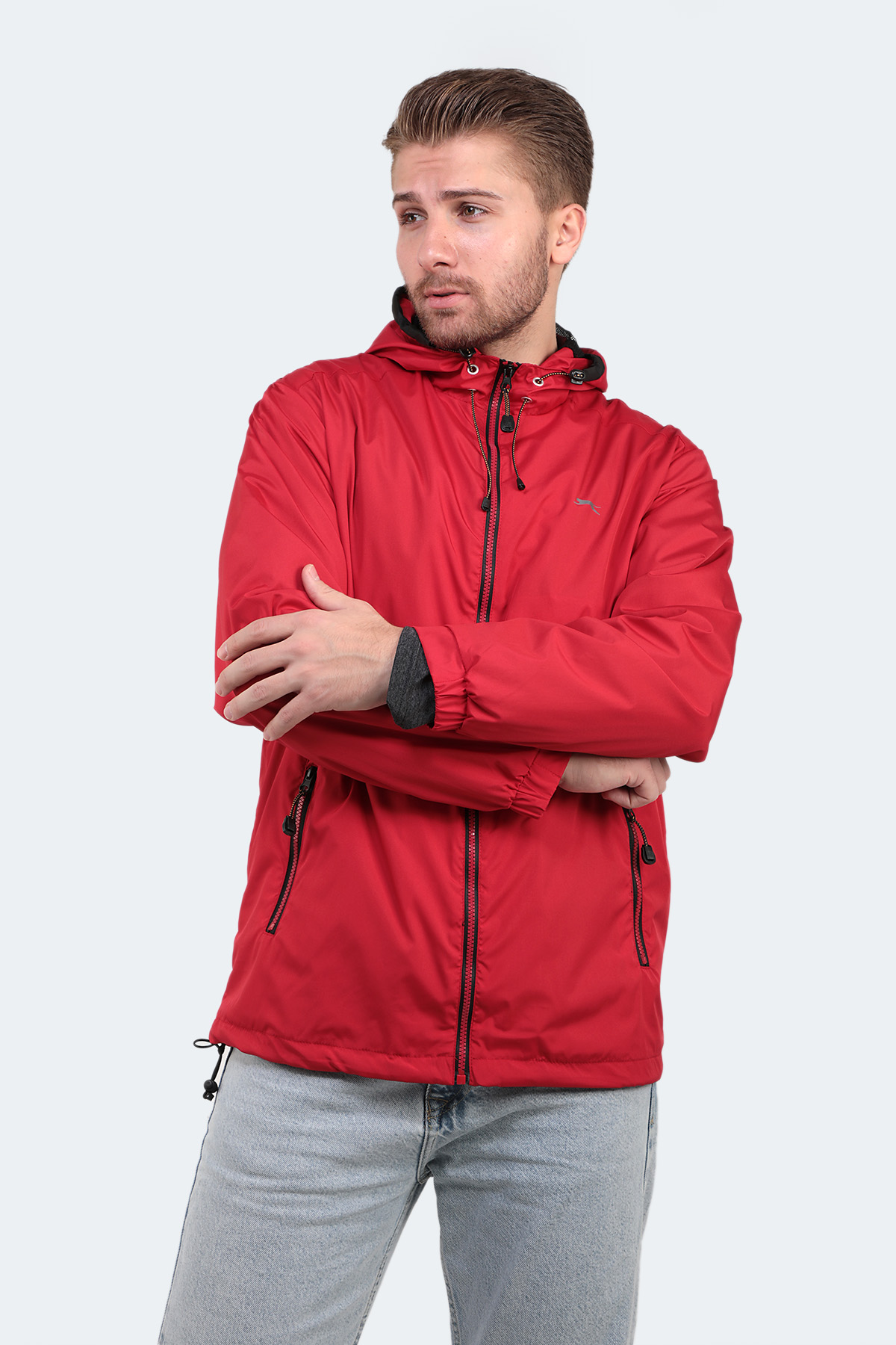 SLAZENGER OFANS Erkek Kaban Kırmızı görsel 6