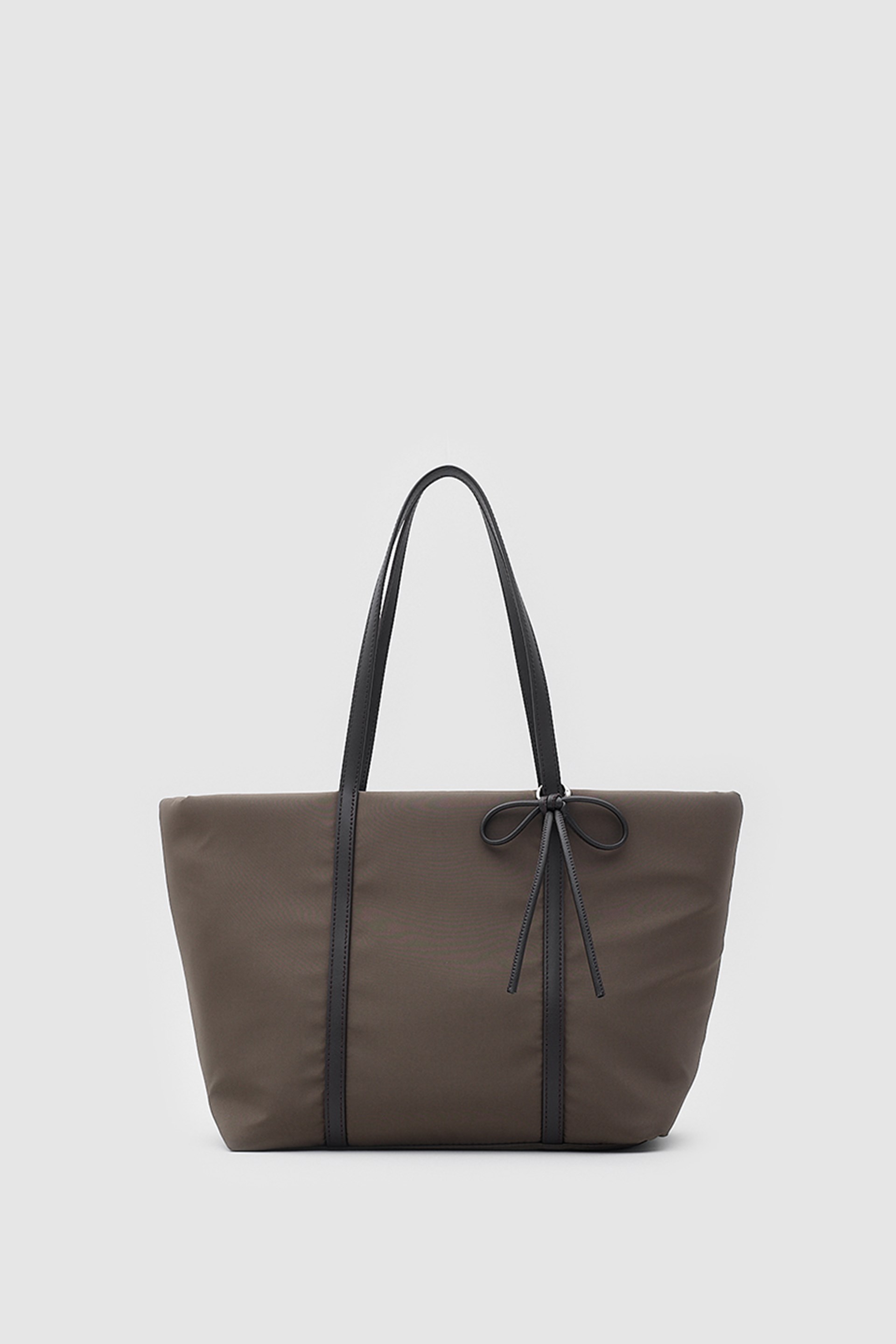Shulebags Jersey Fiyonklu Omuz Çantası Kahve